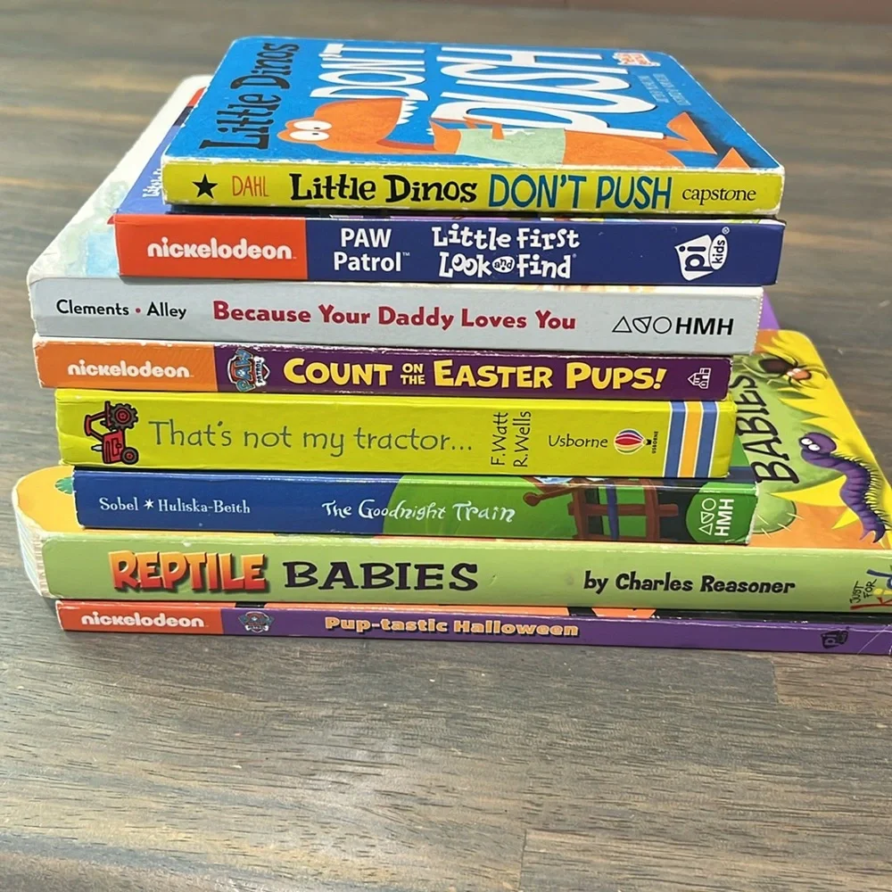 CHILDREN’S BOARD BOOKS SET OF 8 kids board book boys book paw patrol learning #5